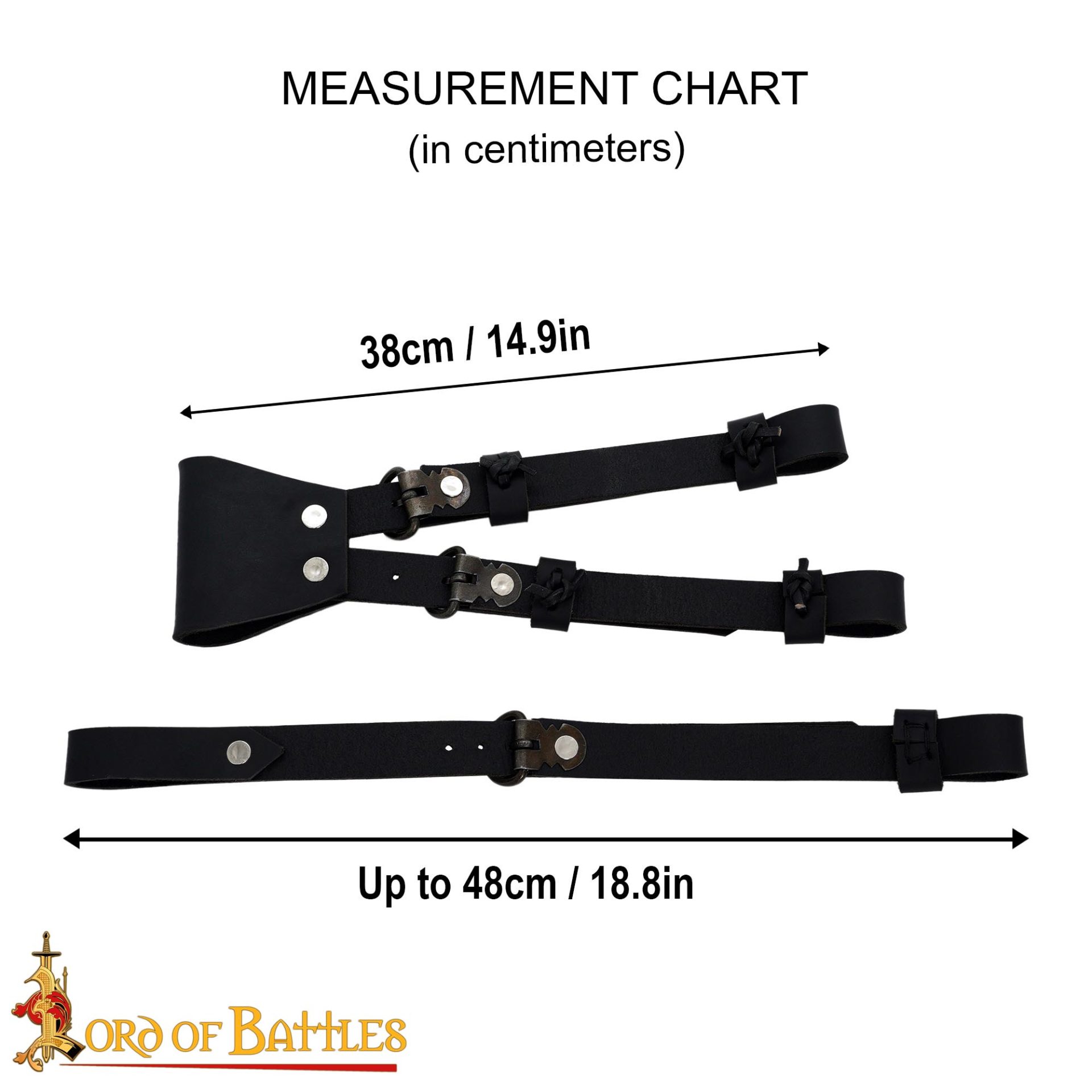 3 Point Leather Hanger Genuine Leather Holder-25363BK 2