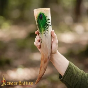Mystic Feather Viking Horn