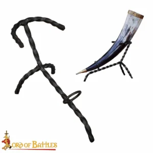 Drinking Horn Stand - Iron Viking Horn Stand Display