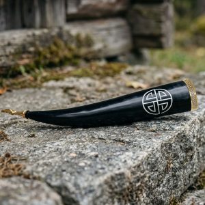 Viking Shield Knot Drinking Horn