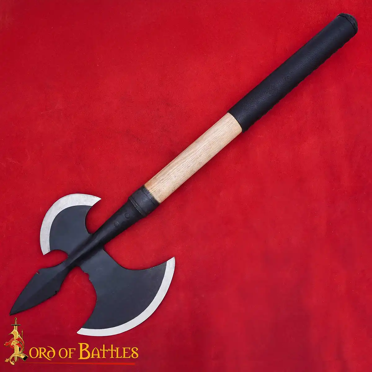 Fantasy Axe, Hand-Forged Blade – Late Medieval Halberd Double-Headed Axe Fantasy Axe, Hand-Forged Blade – Late Medieval Halberd Double-Headed Axe - Image 8