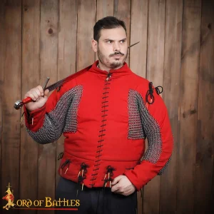 Round Ring Chainmail Paired Voiders, Butted, ID 9 mm, Natural