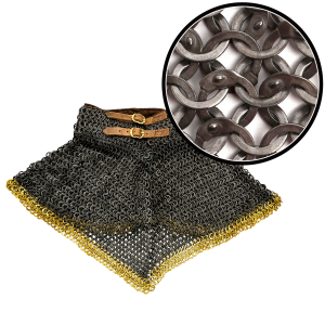 Chainmail Wedge Riveted Haubergeon at best price in Meerut