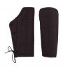 Medieval Padded Bracers with Leather Cord Closure