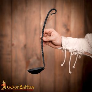 Medieval Viking Hand Forged Iron Ladle