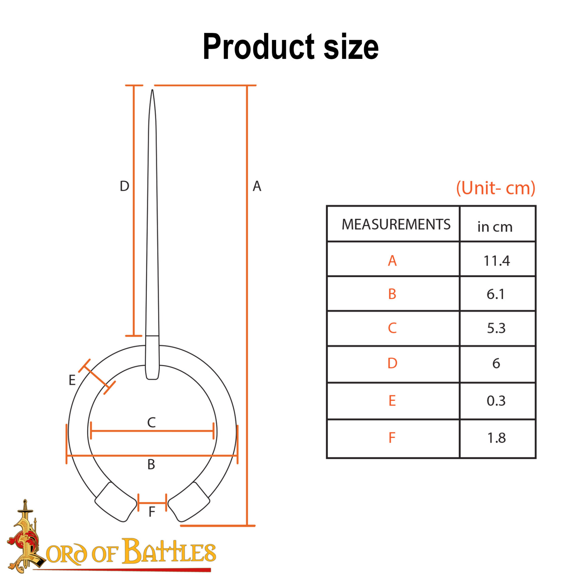9th Century Brass Penannular Brooch – Viking Age Cloak Pin-8809 2