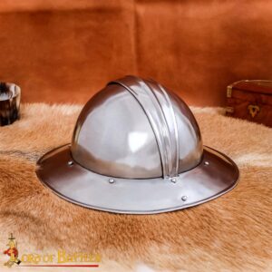 Medieval Infantry Kettle Hat Steel Helmet
