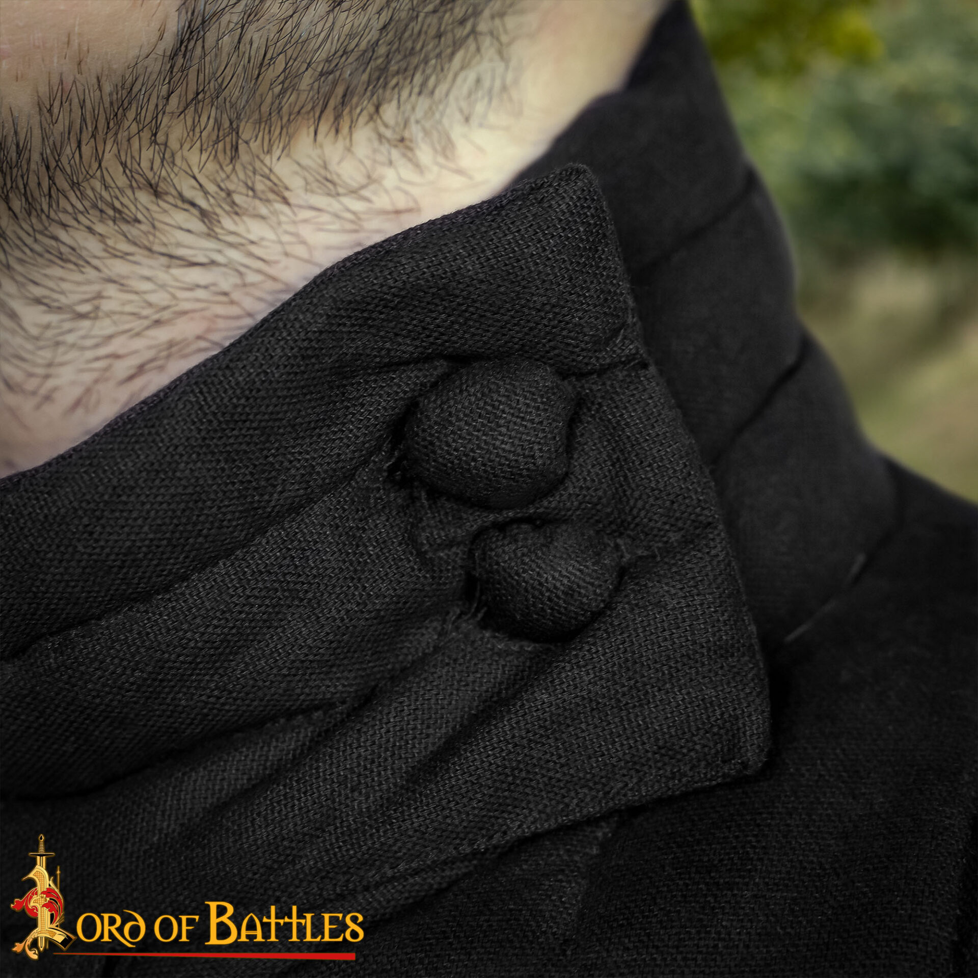 Medieval Triple Layered Padded Gambeson-7108BK 7