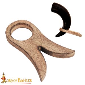 Wooden Horn Stand