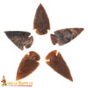 Prehistoric Flint Arrowheads – Neolithic Stone Age Spear Arrow Tips 1207D 5pcs 3