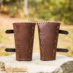 The Woodsman Bracers Handcrafted from Genuine Leather