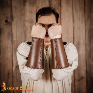 The Woodsman Bracers Handcrafted from Genuine Leather