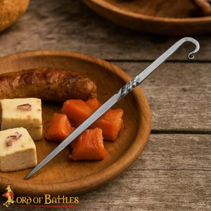 Viking Eating Pin – Stainless Steel Medieval Utensil for Feasts, Camping & Collectors