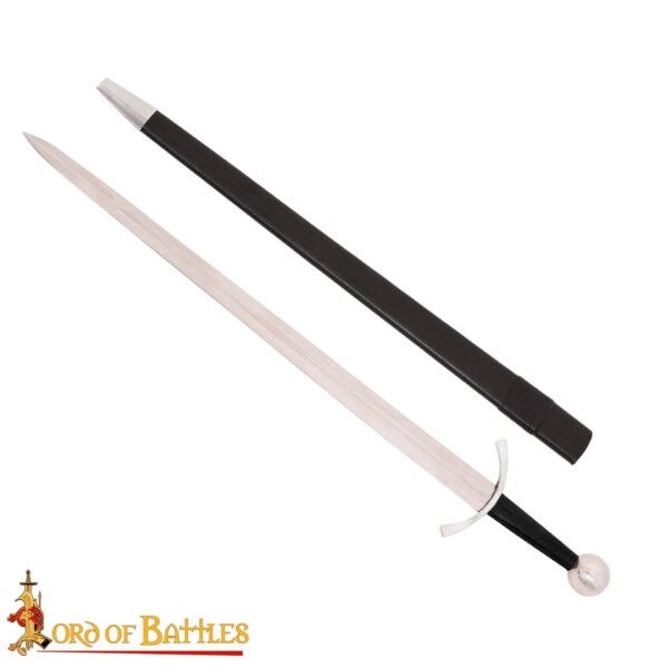 Traditionally Hand-Forged Archer’s Medieval War Sword – 38” Decorative Blade with Scabbard - Image 4