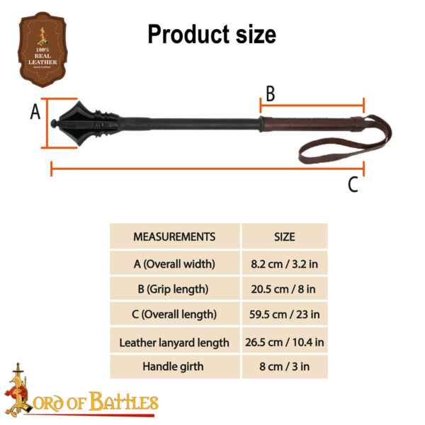 Hand Forged 16th Century Gothic German Bludgeon - Image 3