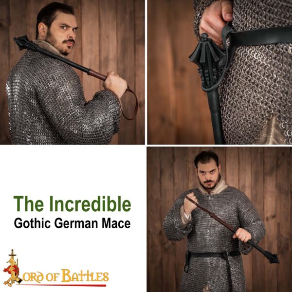 Hand Forged 16th Century Gothic German Bludgeon - Image 8