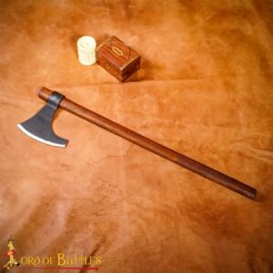 Viking Bearded Axe with Hand Forged Carbon Steel Head
