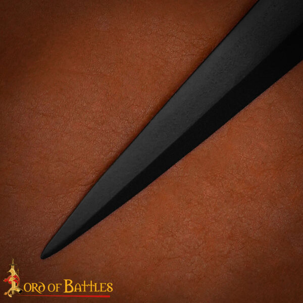 Medieval Viking Spearhead – Hand-Forged Carbon Steel | 11.5 inch | 14-Gauge Socket - Image 8