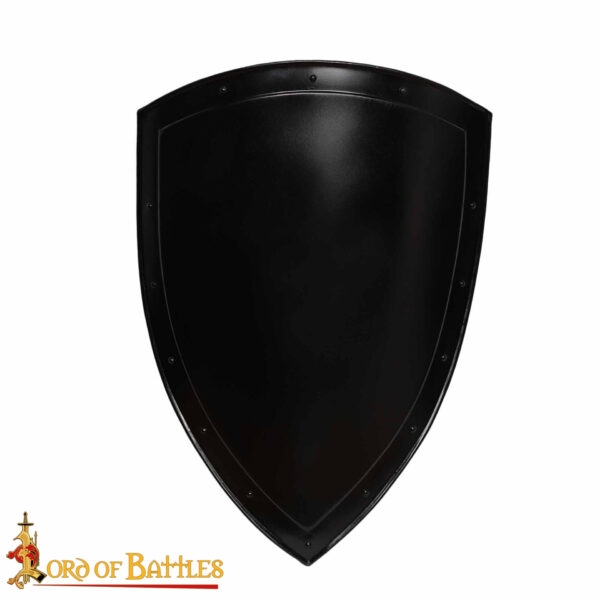 Medieval Templar Heater Shield Hand Forged Customizable - Image 5