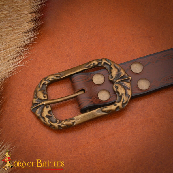 Ranger of the North Genuine Leather Belt with Embossed Design - Image 16