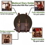 The Ballad Monger Leather Diary Holder - LORD OF BATTLES