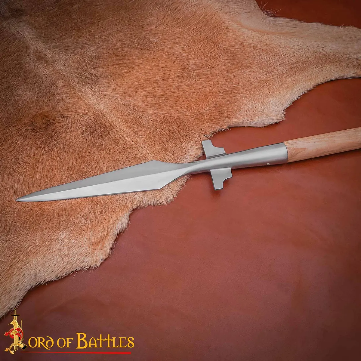 Winged Spear Head Hand Forged from Tough Carbon Steel Winged Spear Head Hand Forged from Tough Carbon Steel - Image 5