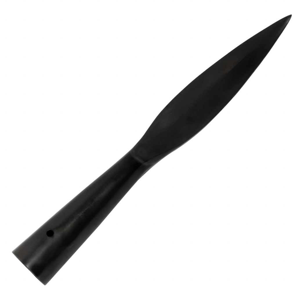 Medieval Black Spear Head Hand Forged from Carbon Steel - Medieval Shop ...