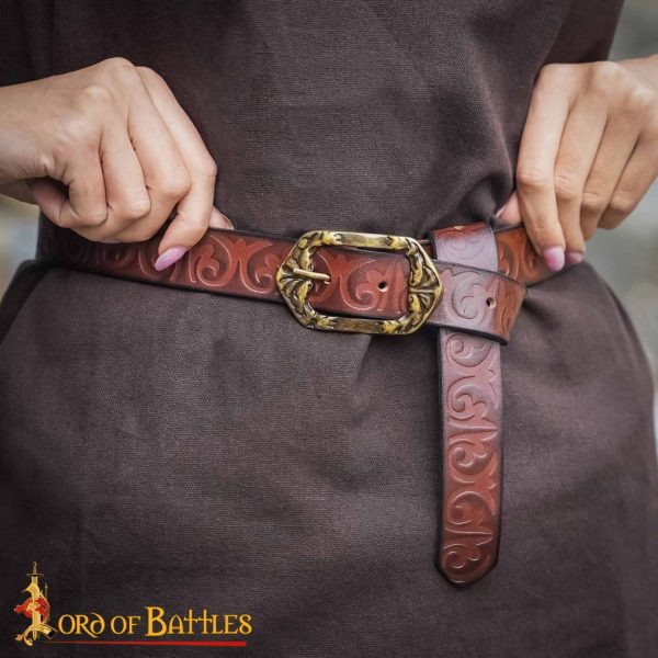 Medieval Handcrafted Genuine Leather Belt - Image 7
