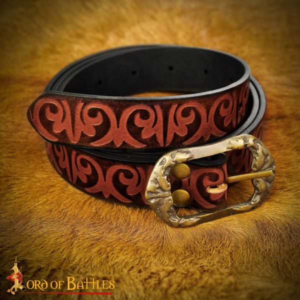 Medieval Handcrafted Genuine Leather Belt - Image 8