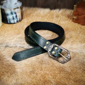 Ranger of the North Genuine Leather Belt with Embossed Design
