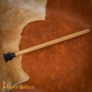 Medieval Spiked Iron Mace Iron Head with Ash Wood Handle, for LARP, Reenactment & Display