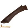 Medieval 14th Century Curved Leather Side Quiver with Belt Loop 25987CBR 03