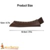 Medieval 14th Century Curved Leather Side Quiver with Belt Loop 25987CBR 2