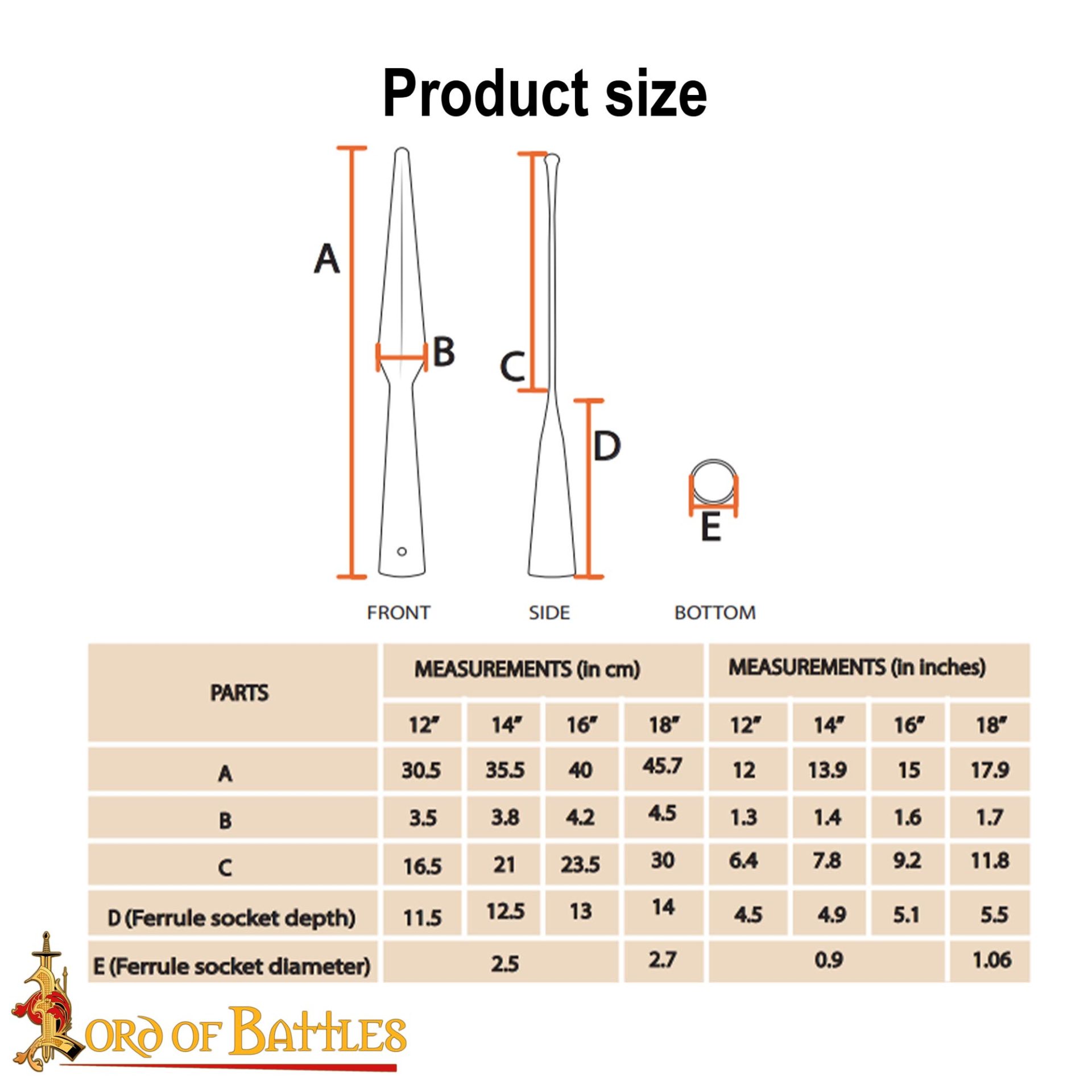 Medieval Blunt Spear Head Forged from Carbon Steel - 25955 2