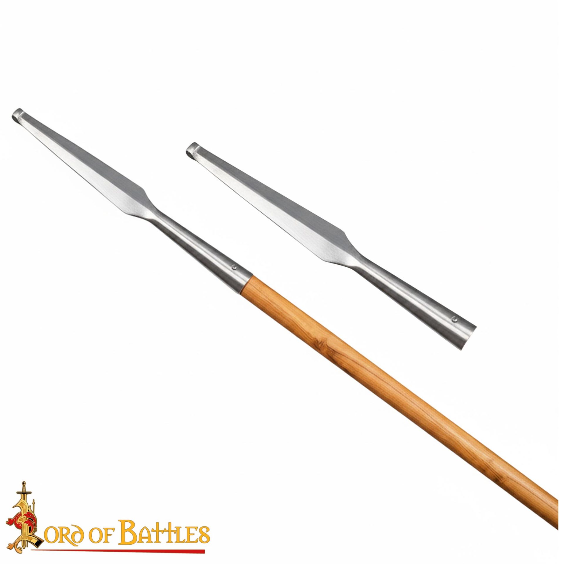 Medieval Blunt Spear Head Forged from Carbon Steel - 25955 4