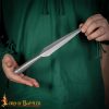 Medieval Blunt Spear Head Forged from Carbon Steel - 25955 6