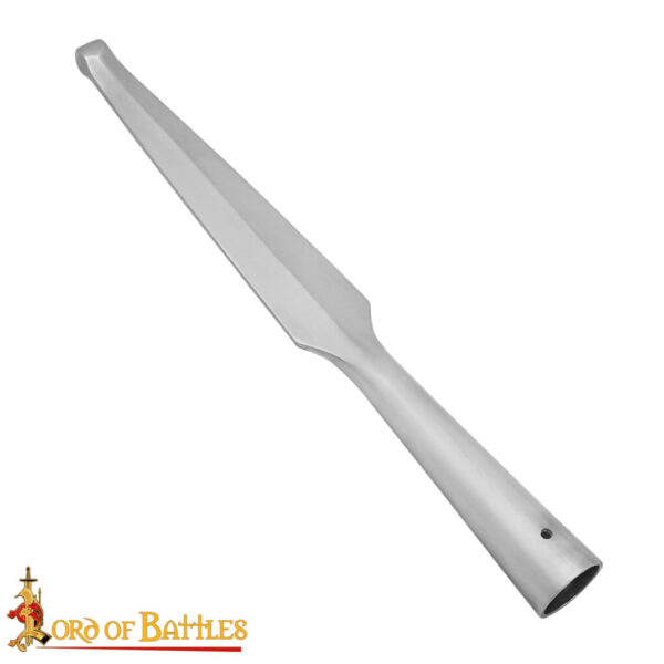 Medieval Blunt Spear Head Forged from Carbon Steel - Image 4