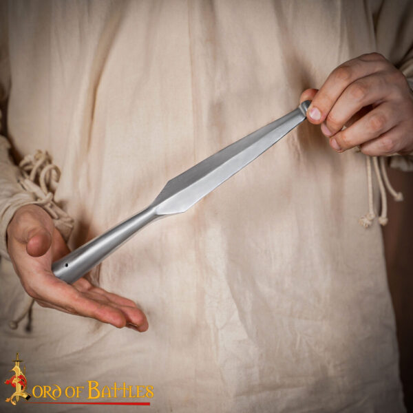 Medieval Blunt Spear Head Forged from Carbon Steel - Image 5