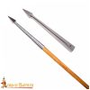 Medieval Triangle Spear Head, Steel Spearhead - 25954 4