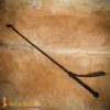 Medieval Whip Black Leather Riding Crop with Wrist Strap-13203BK 5