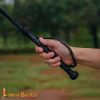 Medieval Whip Black Leather Riding Crop with Wrist Strap-13203BK 6
