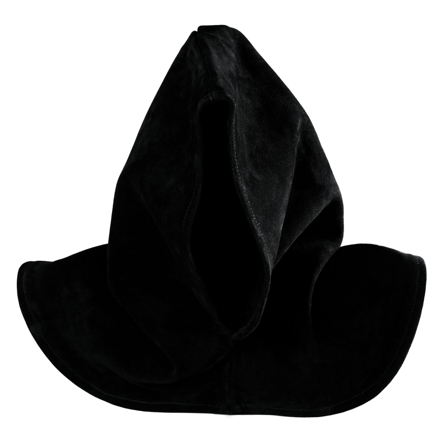 LORD OF BATTLES Executioner Hood - Suede Leather with Collar