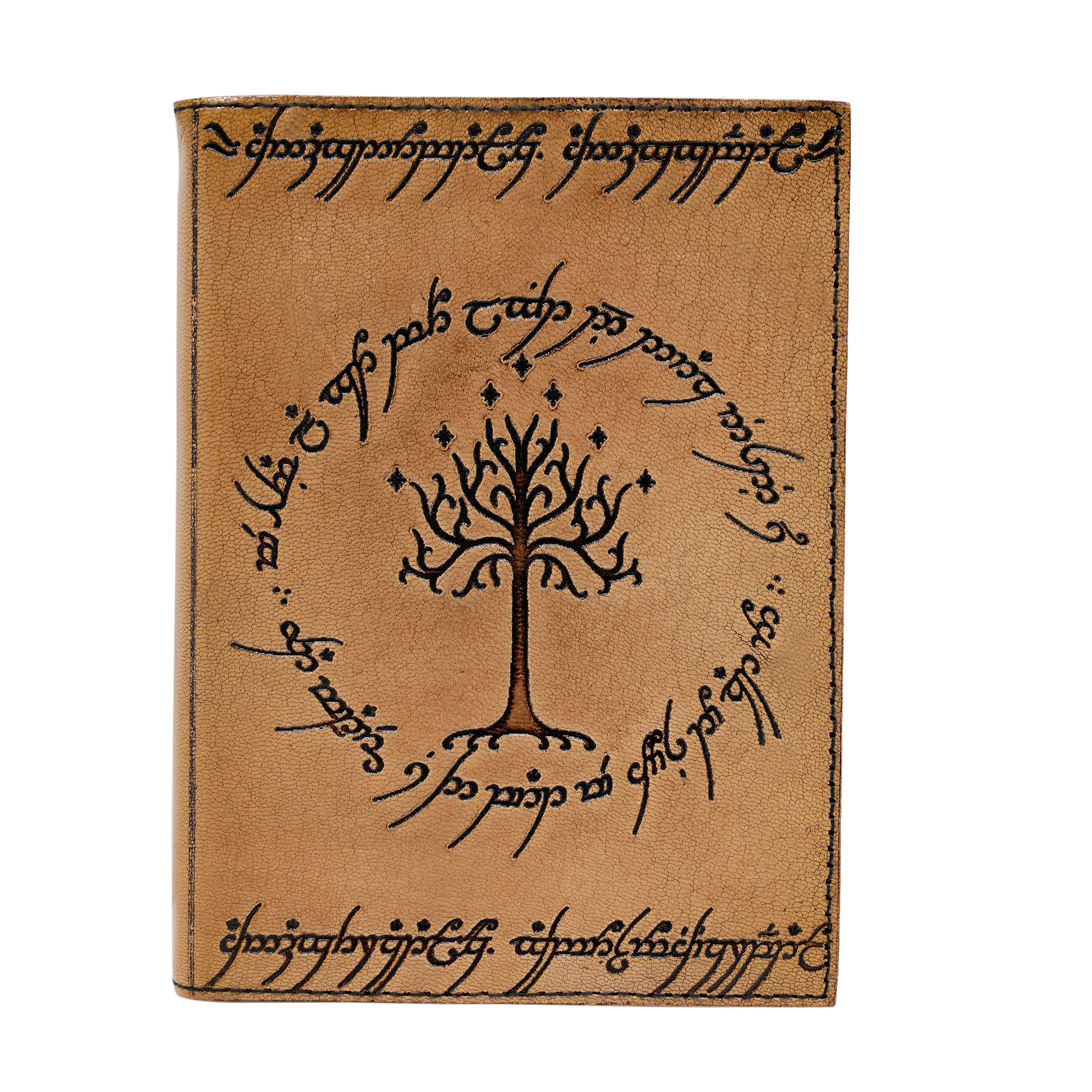 Tree Of Gondor Embossed Leather Journal - Lord of Battles