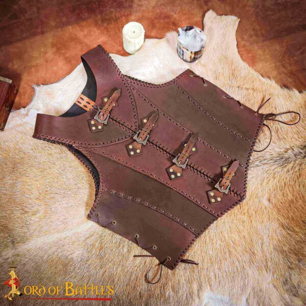 The Lady Warrior Leather Corset - Image 8