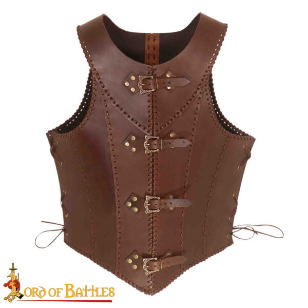 The Lady Warrior Leather Corset - Image 9