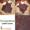 16th Century Stitched Leather Cuirass 25937CBR 5