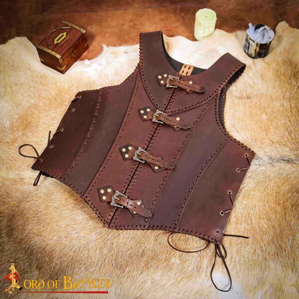 The Lady Warrior Leather Corset - Image 11