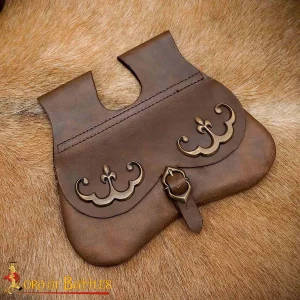 Medieval Leather Belt Pouch