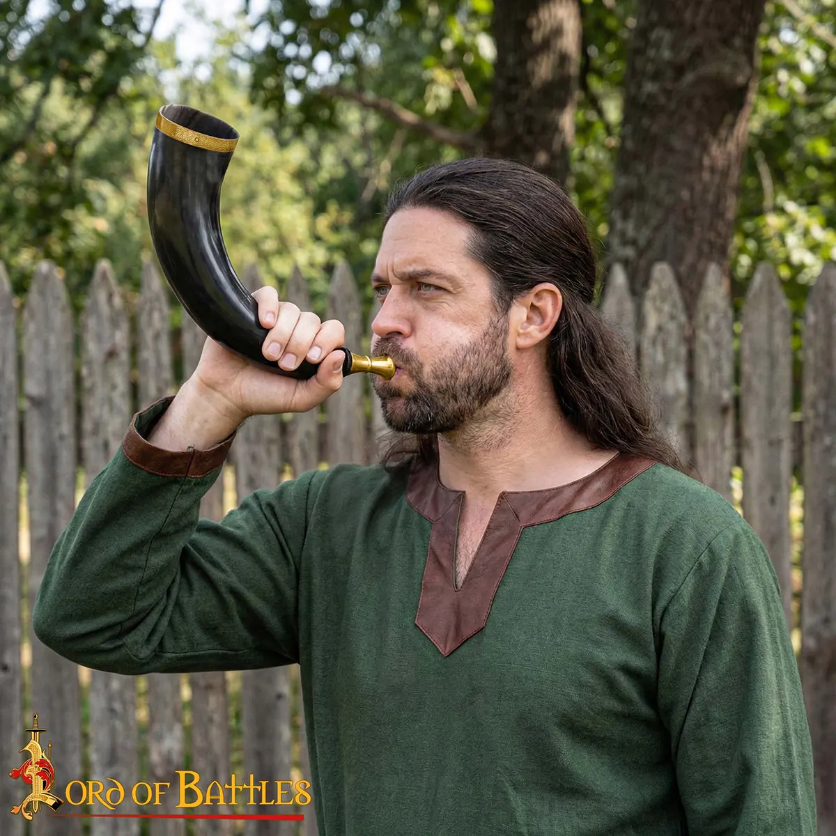 Medieval Viking Fully Functional Bigul Handcrafted Genuine Ox Horn Medieval Viking Fully Functional Bigul Handcrafted Genuine Ox Horn - Image 2