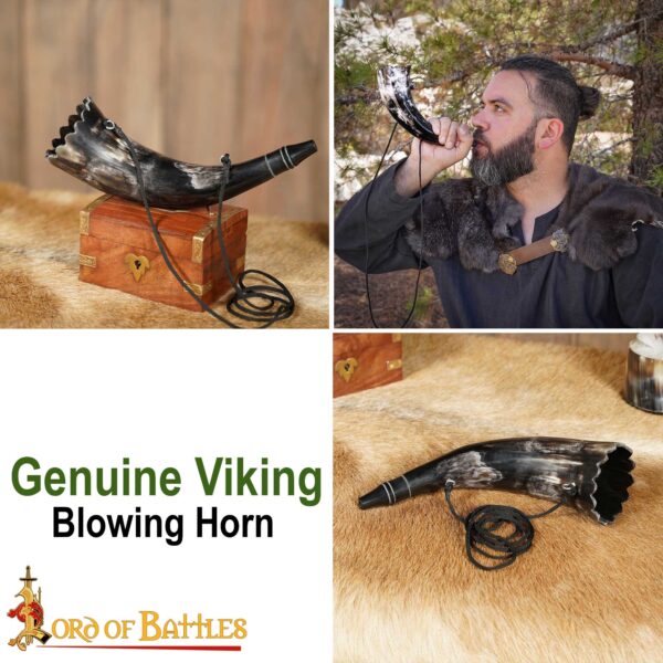Viking Blowing Horn for Viking Themed Parties/Hunting Horn - Image 7